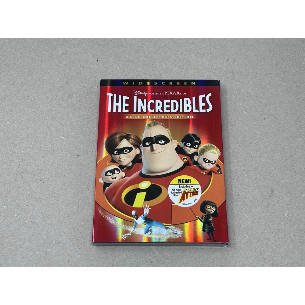 The Incredibles (DVD, Widescreen 2-Disc Collector's Edition) New Factory Sealed